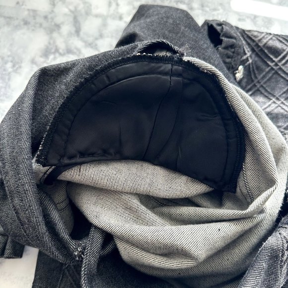 St. John Sport Dark Denim Ruffle Jacket - Picture 9 of 14